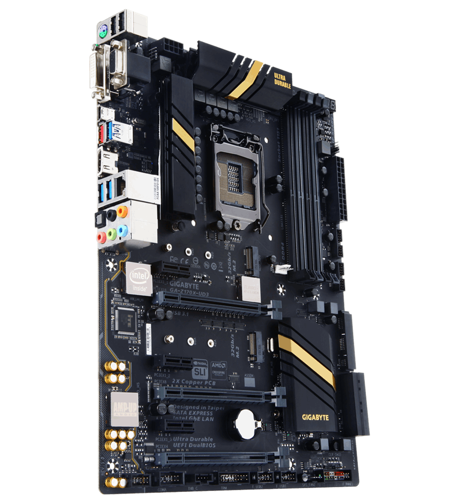 FOR GIGABYTE GA-Z170X-UD3 DDR4 I5 6600K I7 6700K Z170 Motherbroad