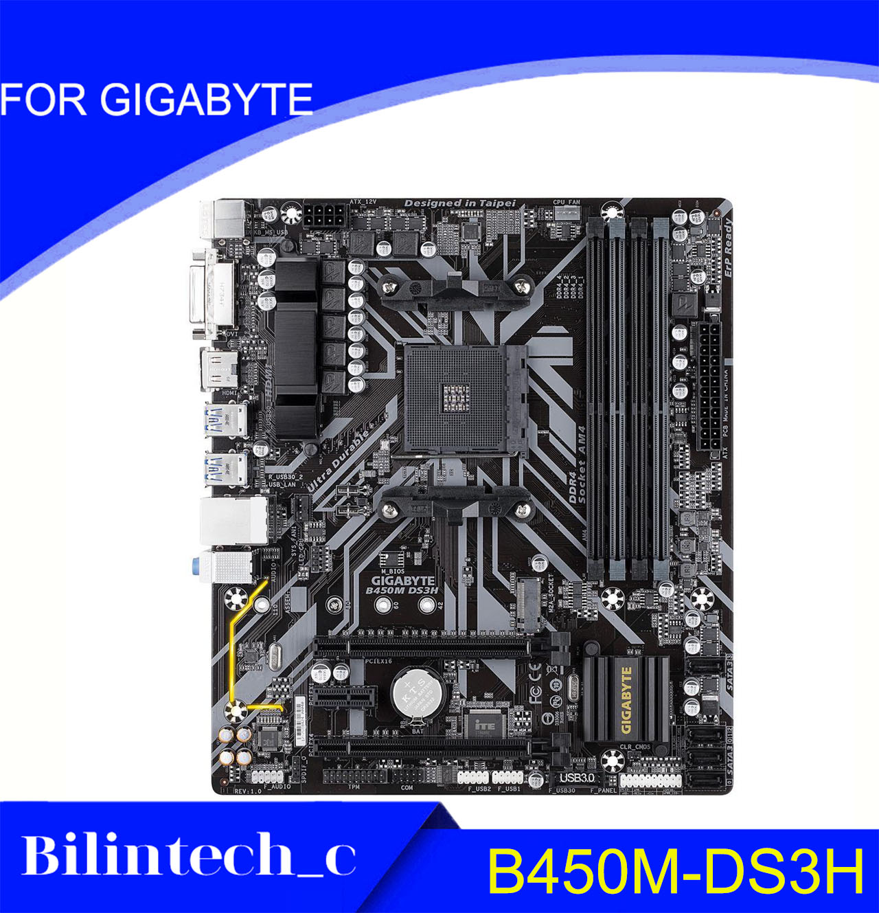 FOR GIGABYTE B450M-DS3H AM4 AMD 64GB M-ATX compact Motherbroad