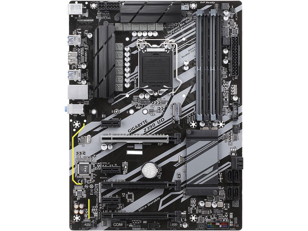FOR GIGABYTE Z390-UD 128GB z390 LGA1151 ATX standard Motherbroad