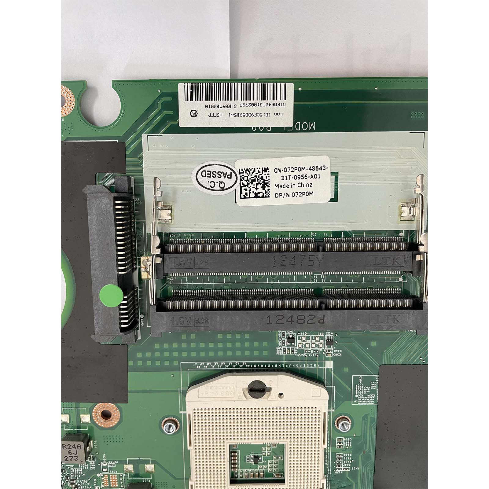 For DELL INSPIRON 7720 GT650M 2G Motherboard DA0R09MB6H1 072P0M
