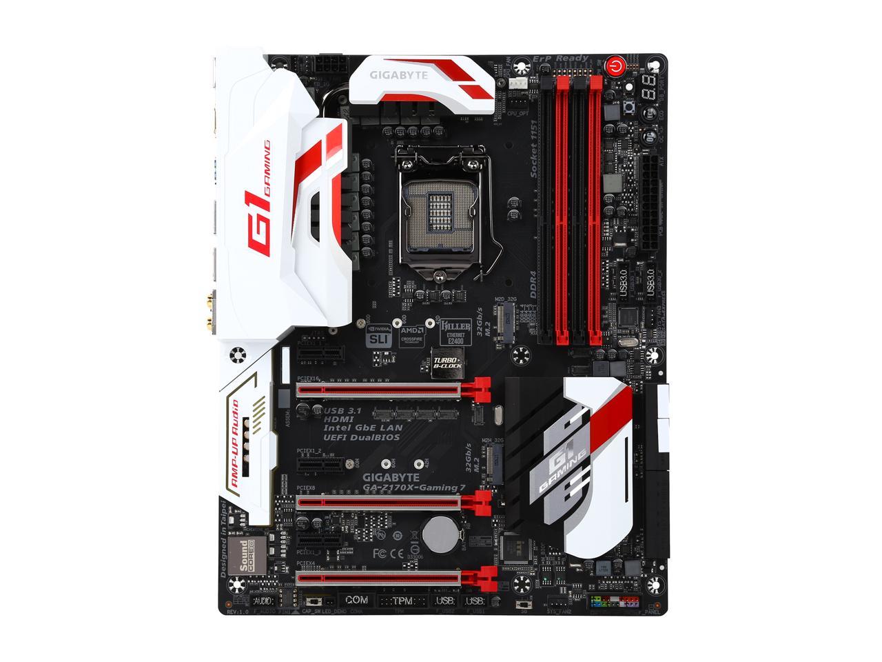 AGARLSM × GYDA FOR GIGABYTE GA-Z170X-Gaming 7 LGA1151 64GB Z170 Motherbroad Test
