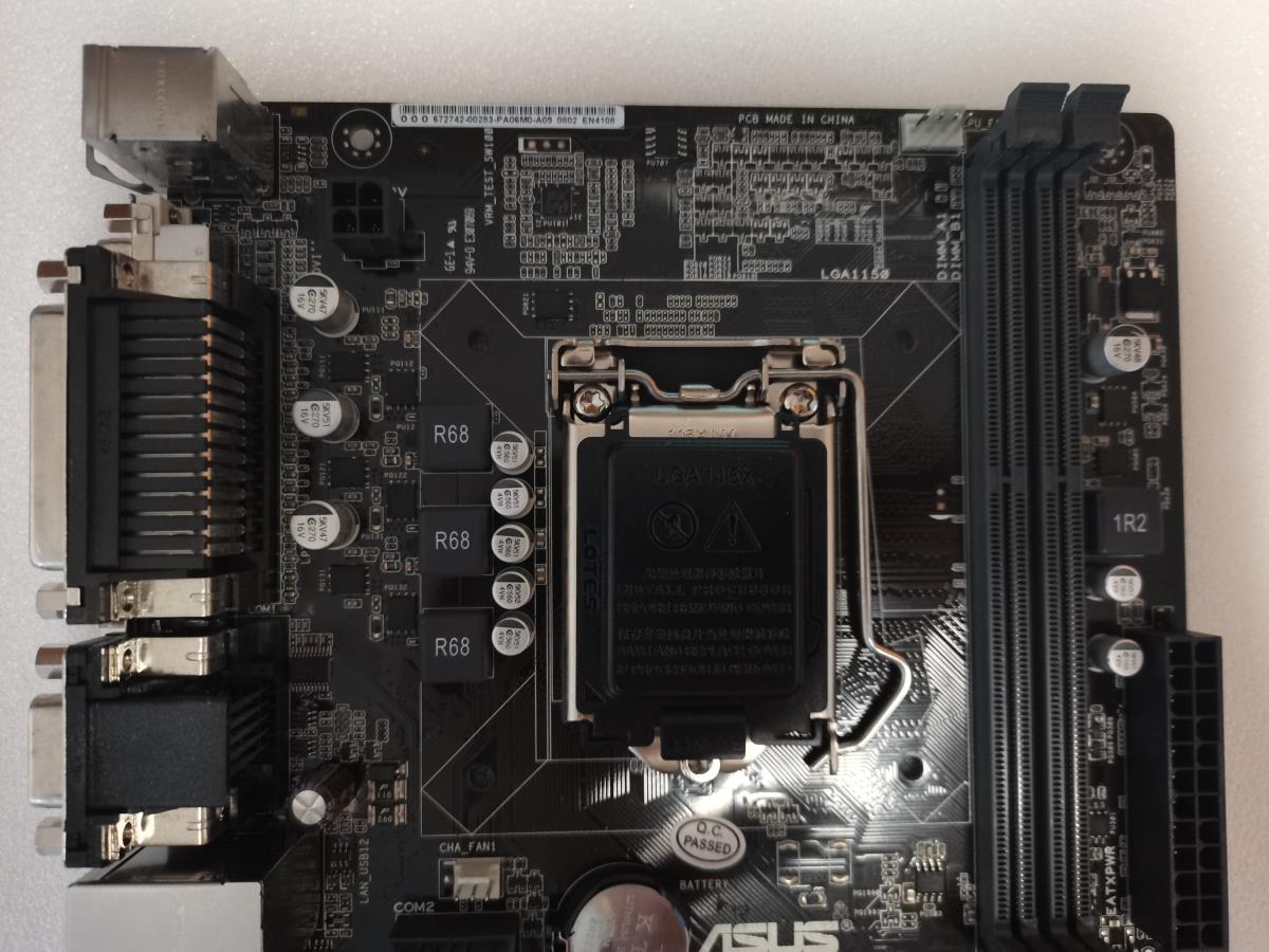 FOR ASUS H81M-C/BMZAD/DP_MB 1150 16GB DVI+VGA Motherbroad Test ok