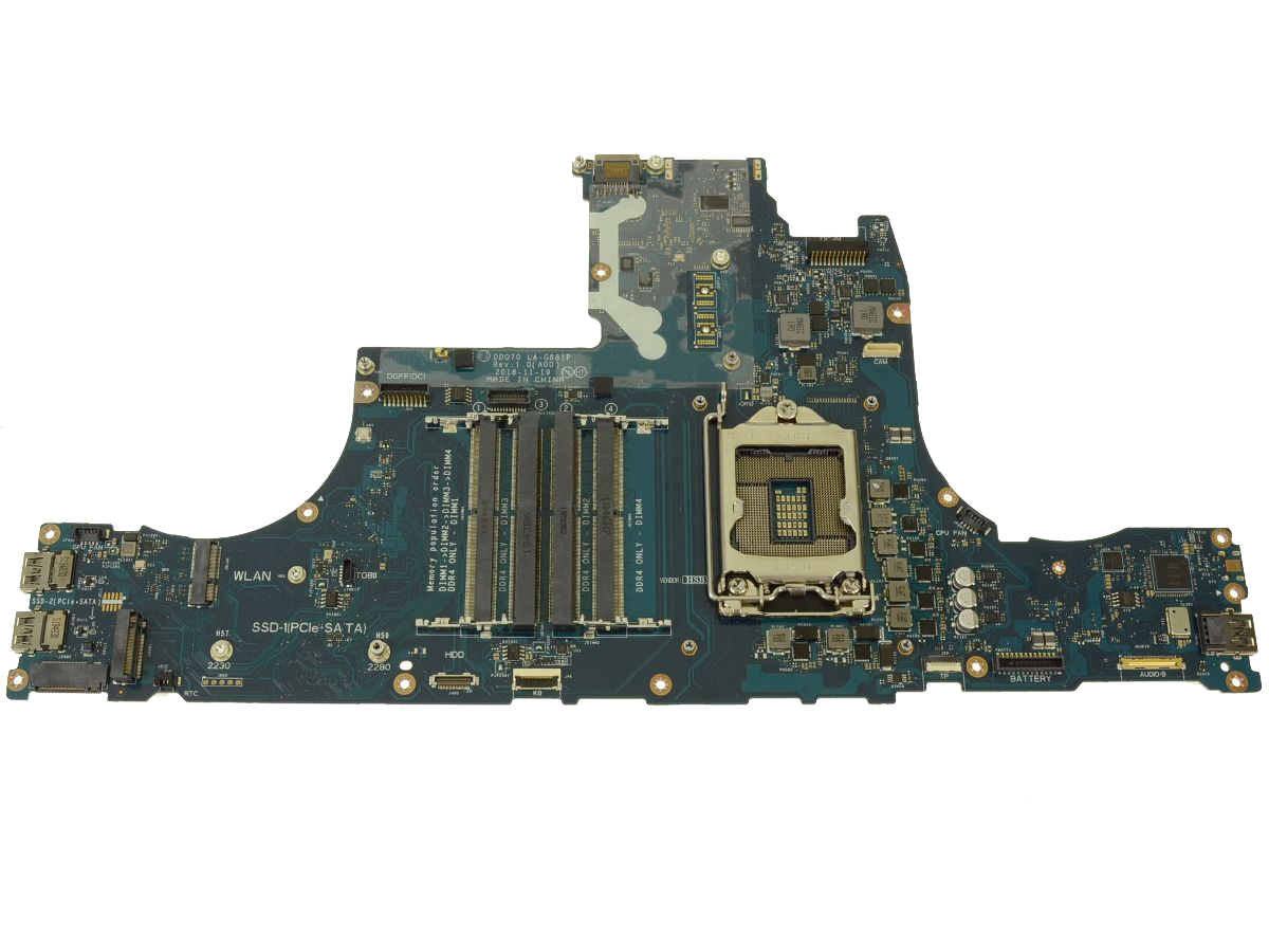 0DHWX9 FOR DELL Alienware Area-51m Motherbroad LA-G881P DDR4 | eBay