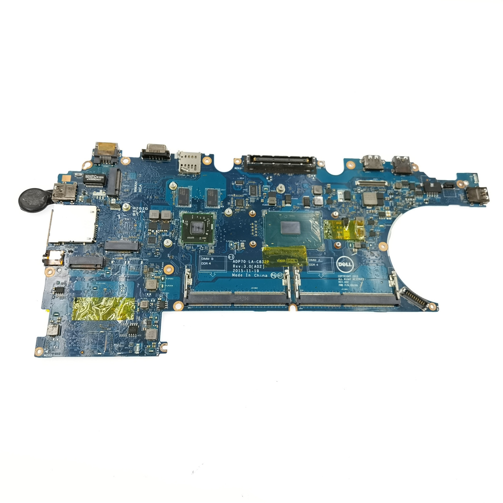 0KP60X FOR DELL Latitude E5470 Laptop Motherbroad LA-C832P I5