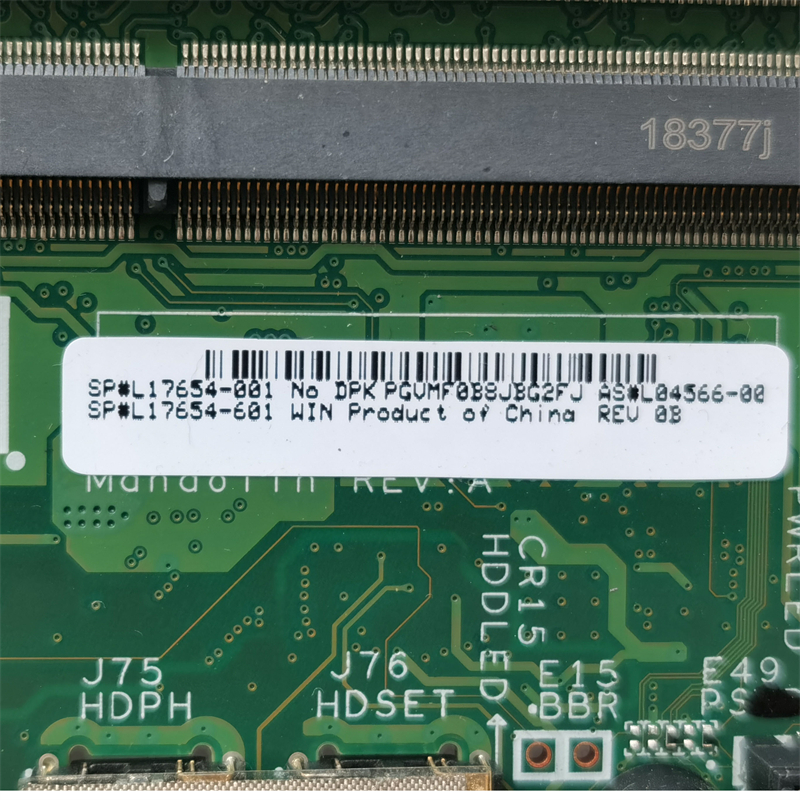 FOR HP ProDesk 400 G4 DM Motherboard L17654-601 L17654-001