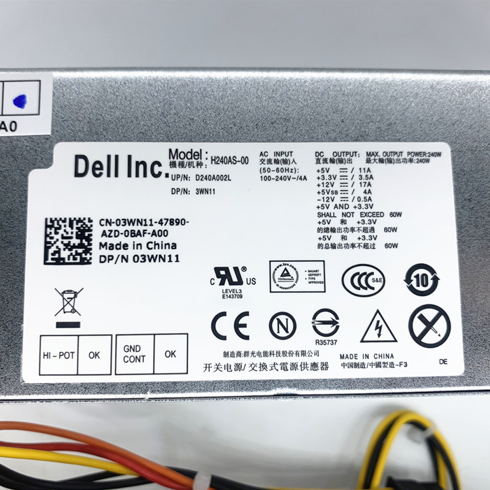 Alimentatore 1000w Per Dell OptiPlex 390 790 990 3010 7010 9010 Alimentatore SFF Alimentatore 650w - Foto 3