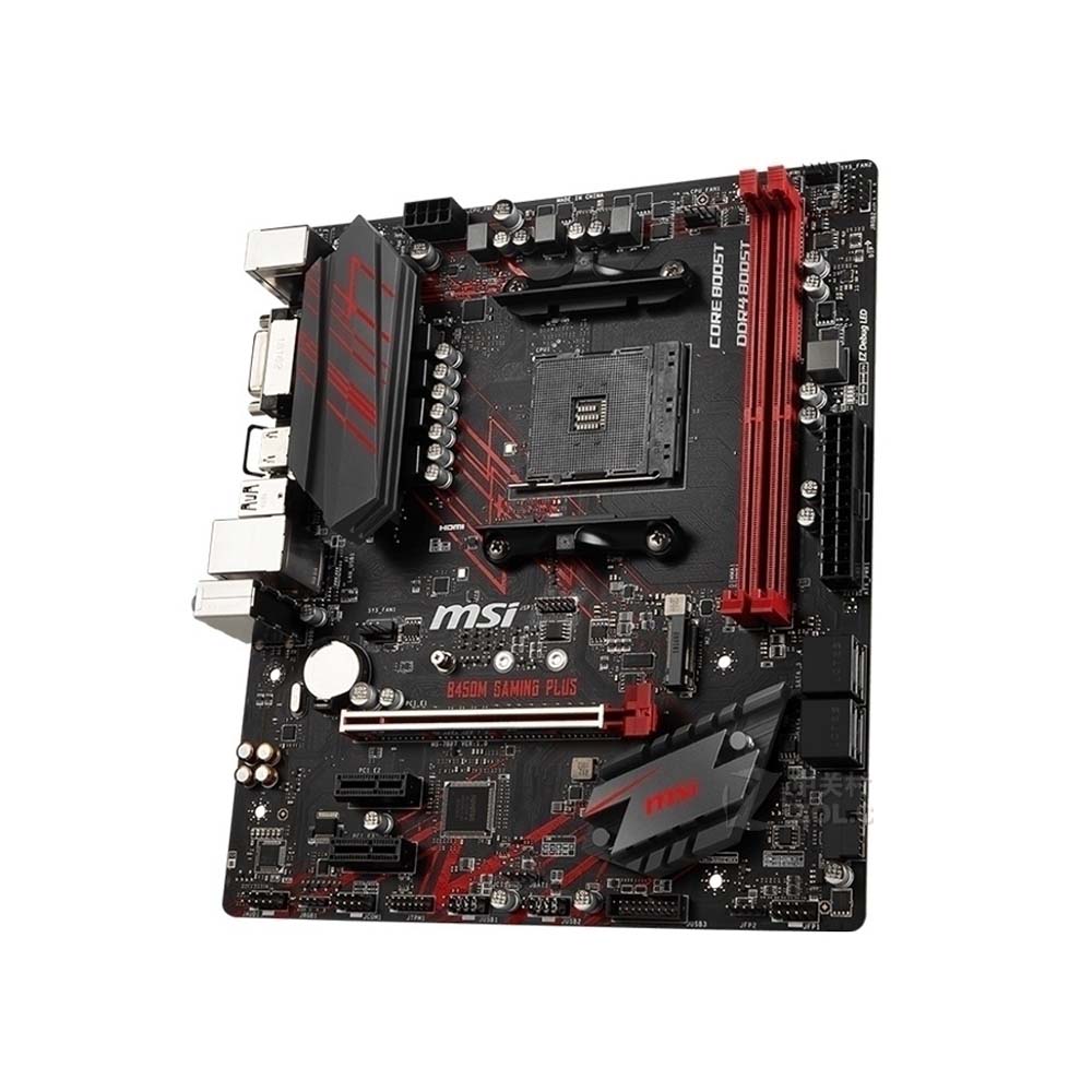 For MSI B450M GAMING PLUS Socket AM4 DDR4 +DVI 1×M.2 4×SATA III