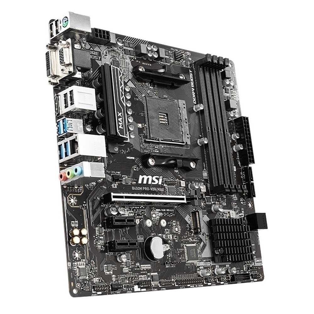 マザーボード Ryzen 5 3600X MSI B450M PRO-VDH MAX DDR4 For MSI B450M PRO-VDH MAX Socket AM4 DDR4 +DVI+VGA 1×M.2