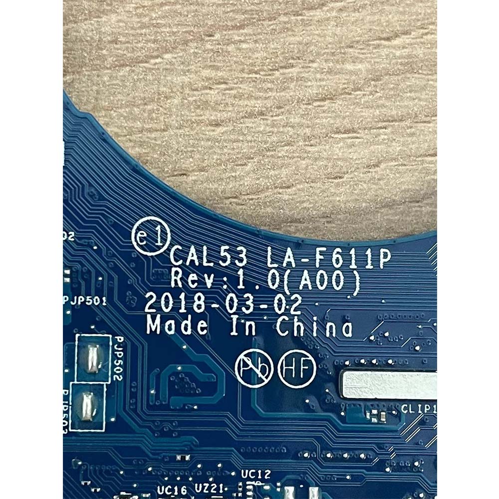 For Dell G3 3579 i7-8750H GTX1050 4G Motherboard LA-F611P 0MTN2C