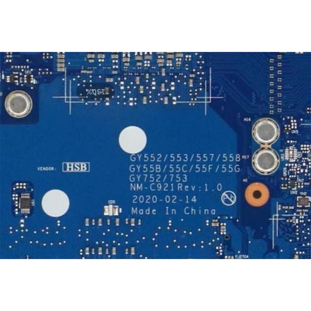 For Lenovo Legion 5-15IMH05 i7-10750H GTX1650 NM-C921 5B20S72434