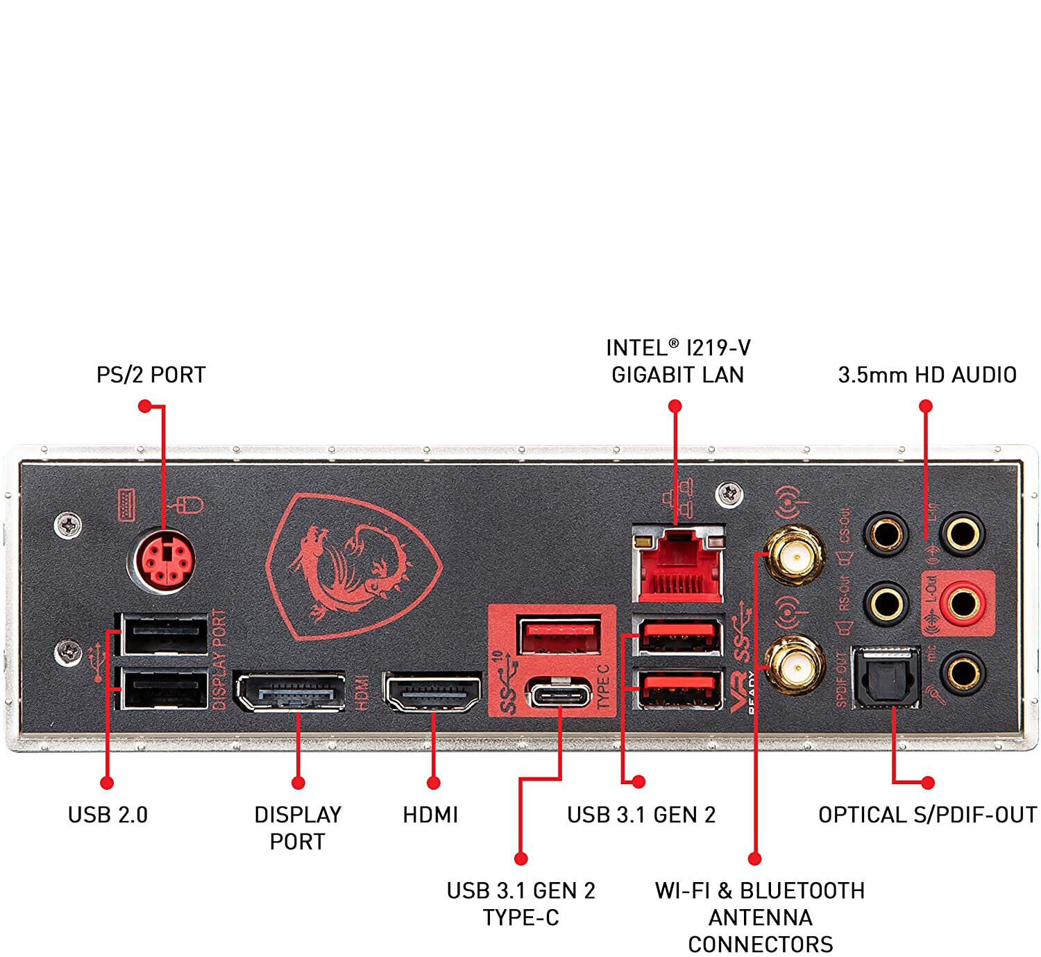 FOR MSI MPG Z390 GAMING PRO CARBON AC Z370 Motherboard 9th