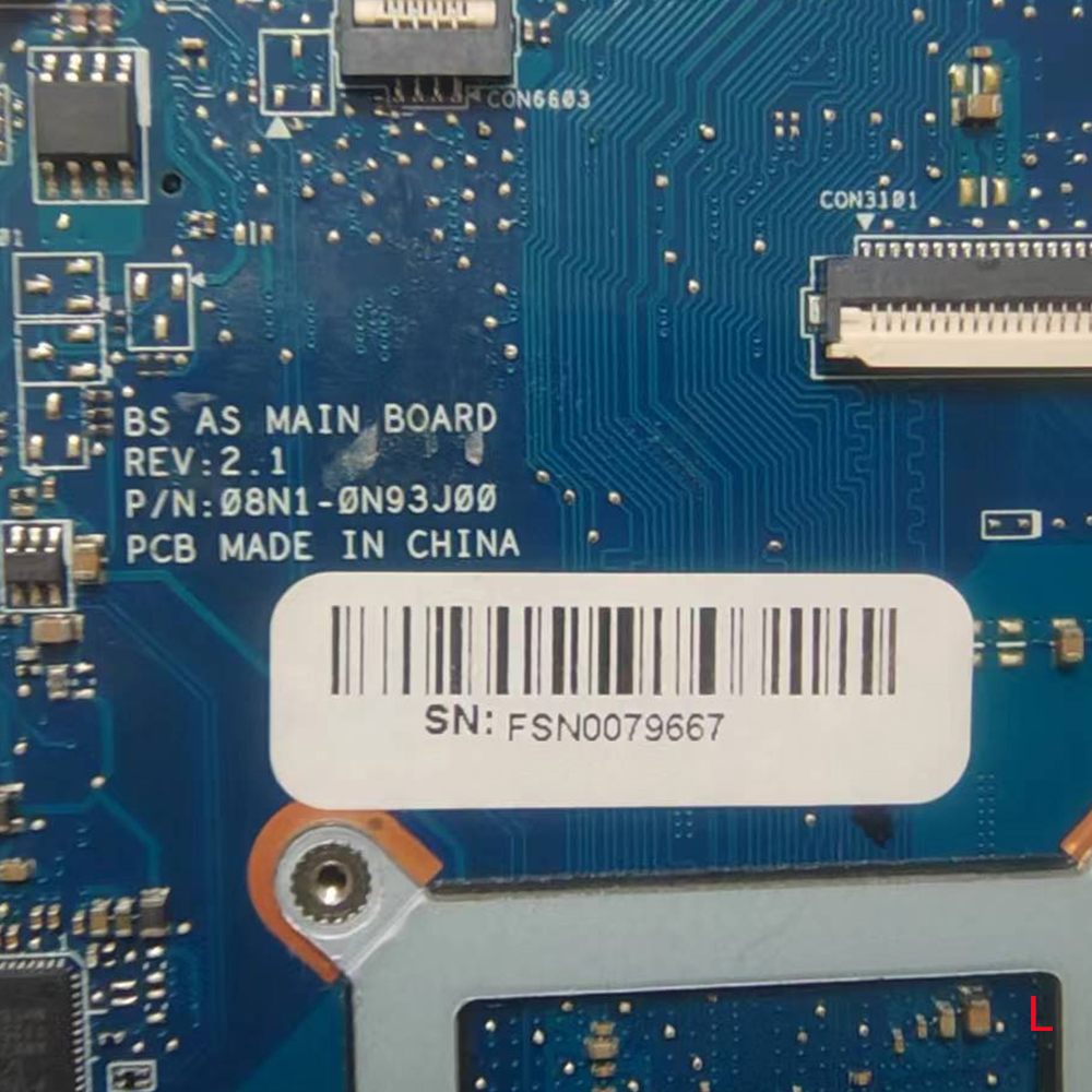 For Toshiba L770D L775D Notebook Motherboard 08N1-0N93J00 SN