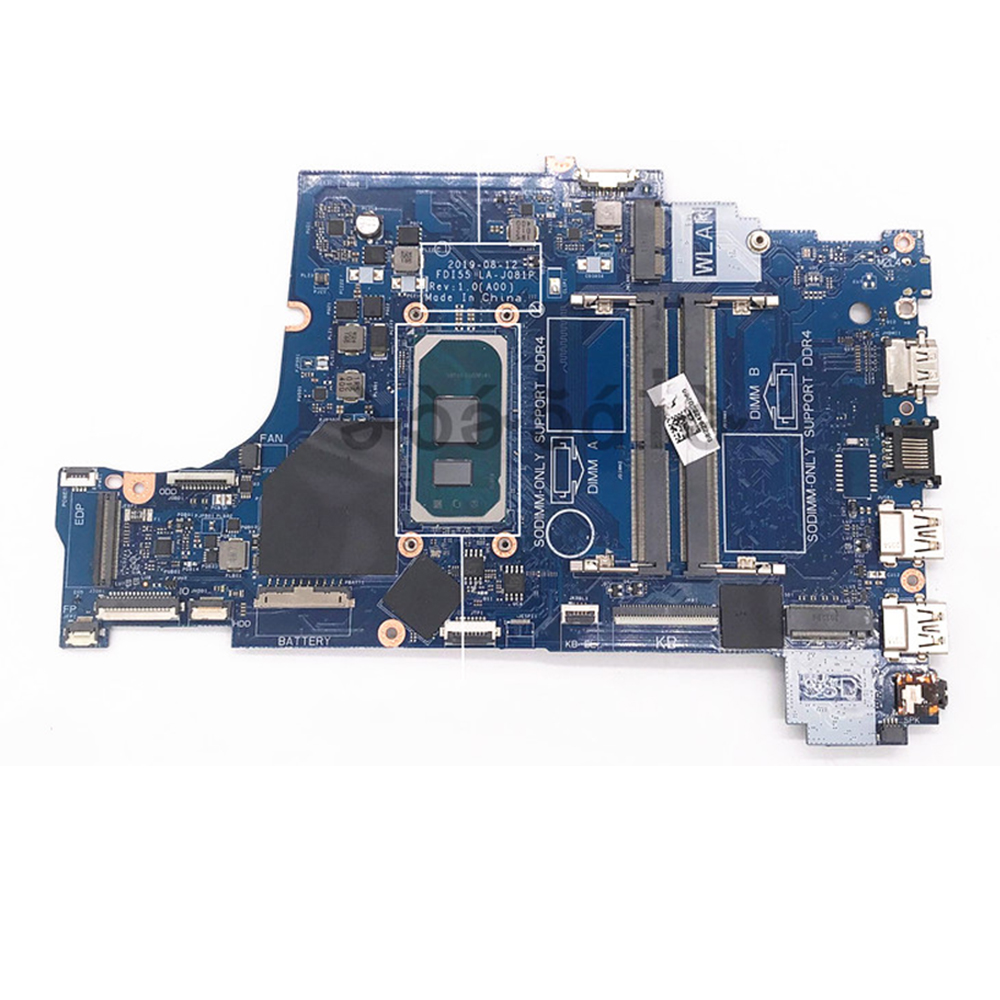 For Dell Inspiron 3593 i3-1005G1 LA-J081P 03DD3K 3DD3K Motherboard
