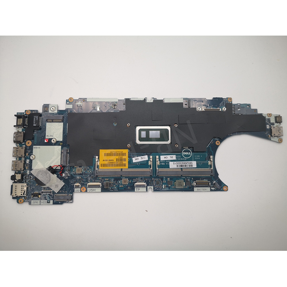 For Dell Latitude 5510 i7-10810U Laptop Motherboard LA-J382P