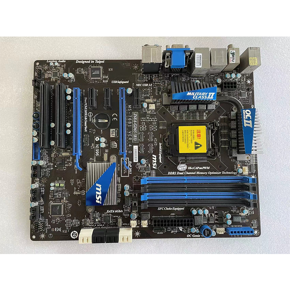 FOR MSI Z68A-GD65(B3) Motherboard 1155-Pin DDR3 SATA3 USB3 100