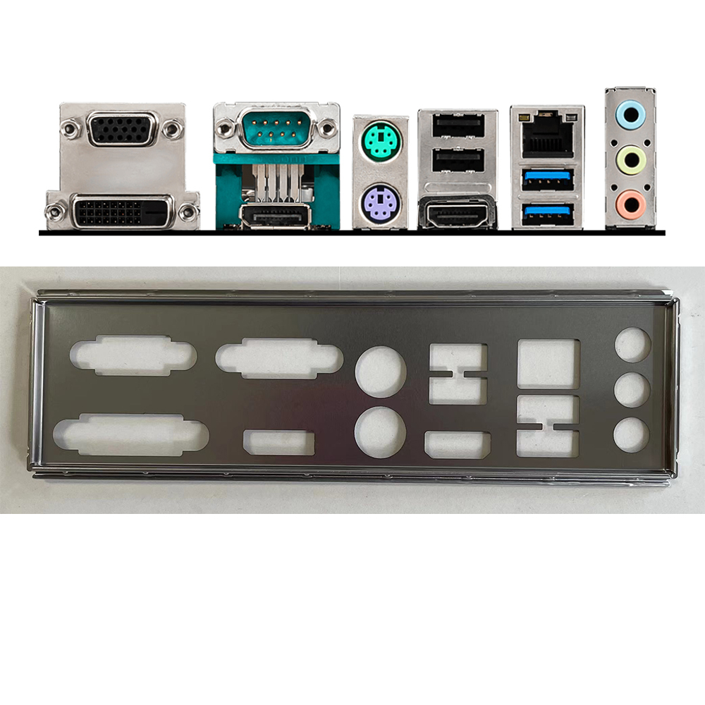 For MSI H410M PRO/ H410M PRO-E Motherboard IO Shield I/O Shield Backplate OEM - Foto 5