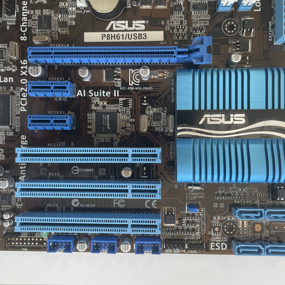 FOR ASUS P8H61/USB3 LGA1155 H61 desktop Motherboard DDR3 ATX