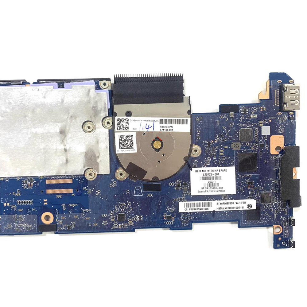 For HP Elitebook X360 1030 G4 i7-8565U 16G Motherboard DAY0PAMBAF0