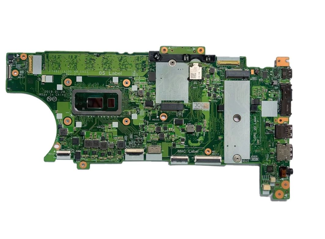 For Lenovo ThinkPad T490S X390 Motherboard i5-8265U 8GB GM NM-B891