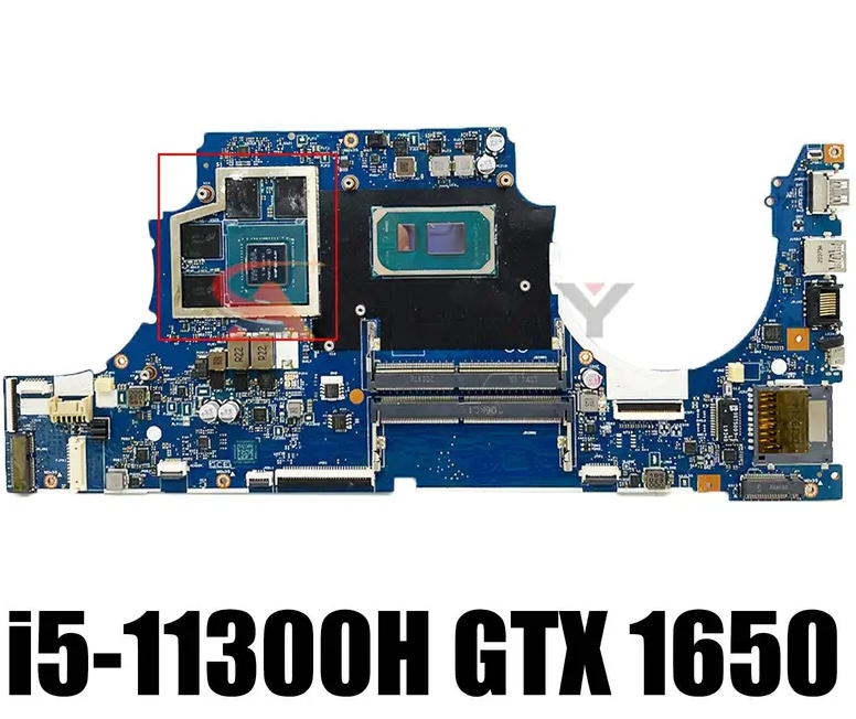 For HP Pavilion 15-DK Motherboard i5-11300H GTX 1650 M53285-601