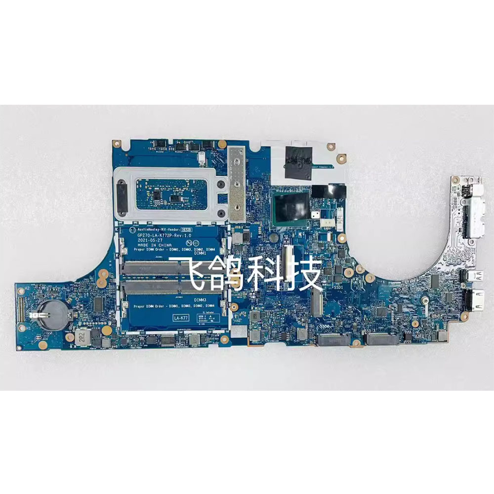 For HP ZBook Fury 17 G8 i7-11800H Laptop Motherboard LA-K772P