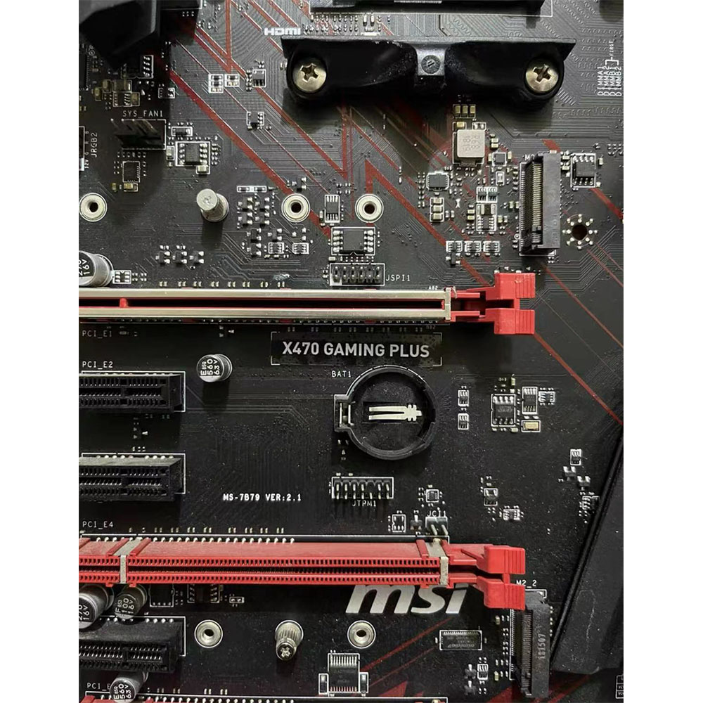 For MSI X470 GAMING PLUS Motherboard Socket AM4 DDR4 DVI+ATX | eBay