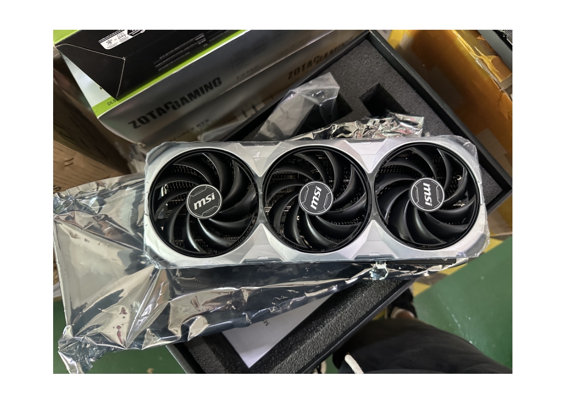 Msi rtx4090 ventusx3 中古美品 For MSI GeForce RTX 4090 VENTUS 3X Heatsink Cooling Fan (Without