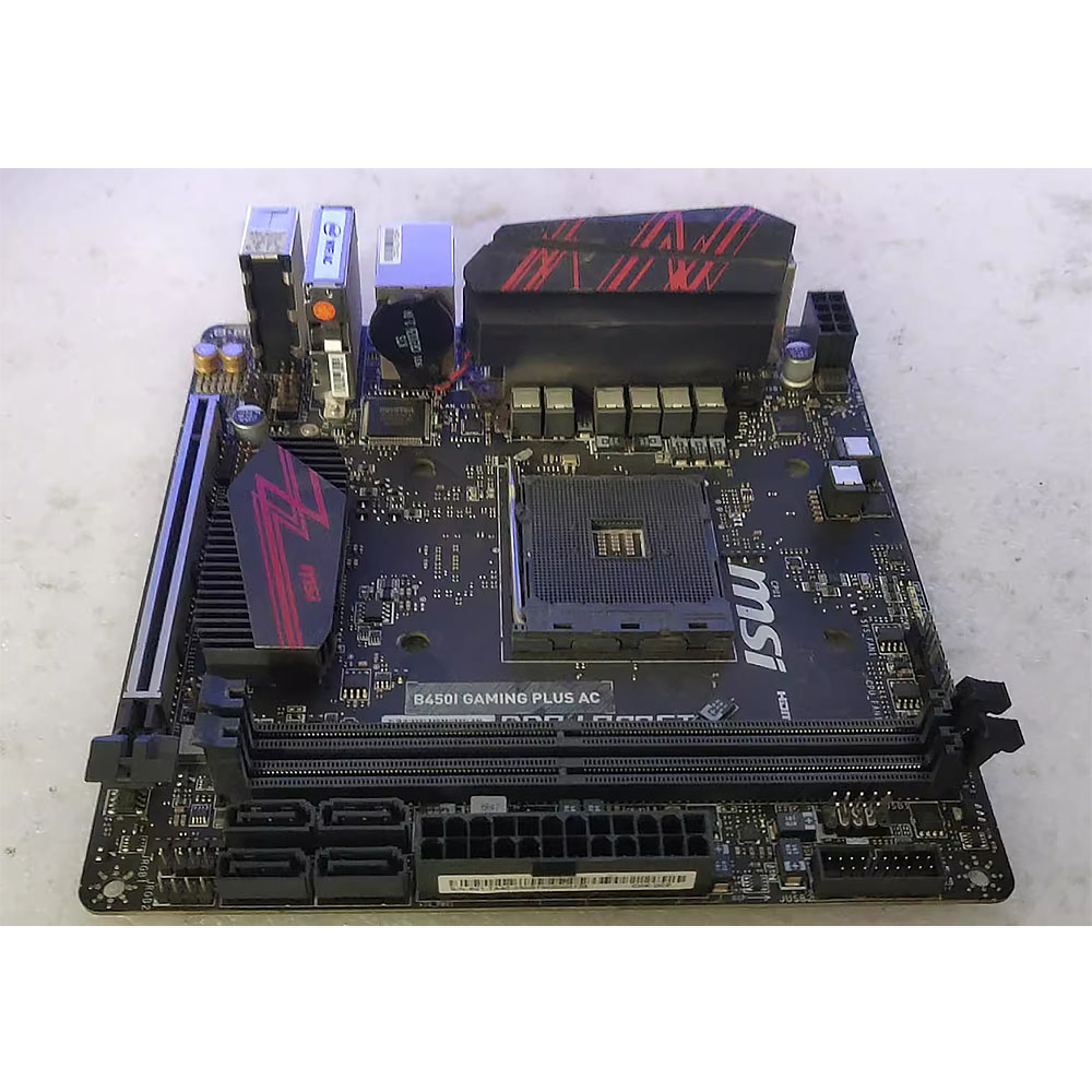 For MSI B450I GAMING PLUS AC Motherboard Socket AM4 PCI-E 3.0 DP+
