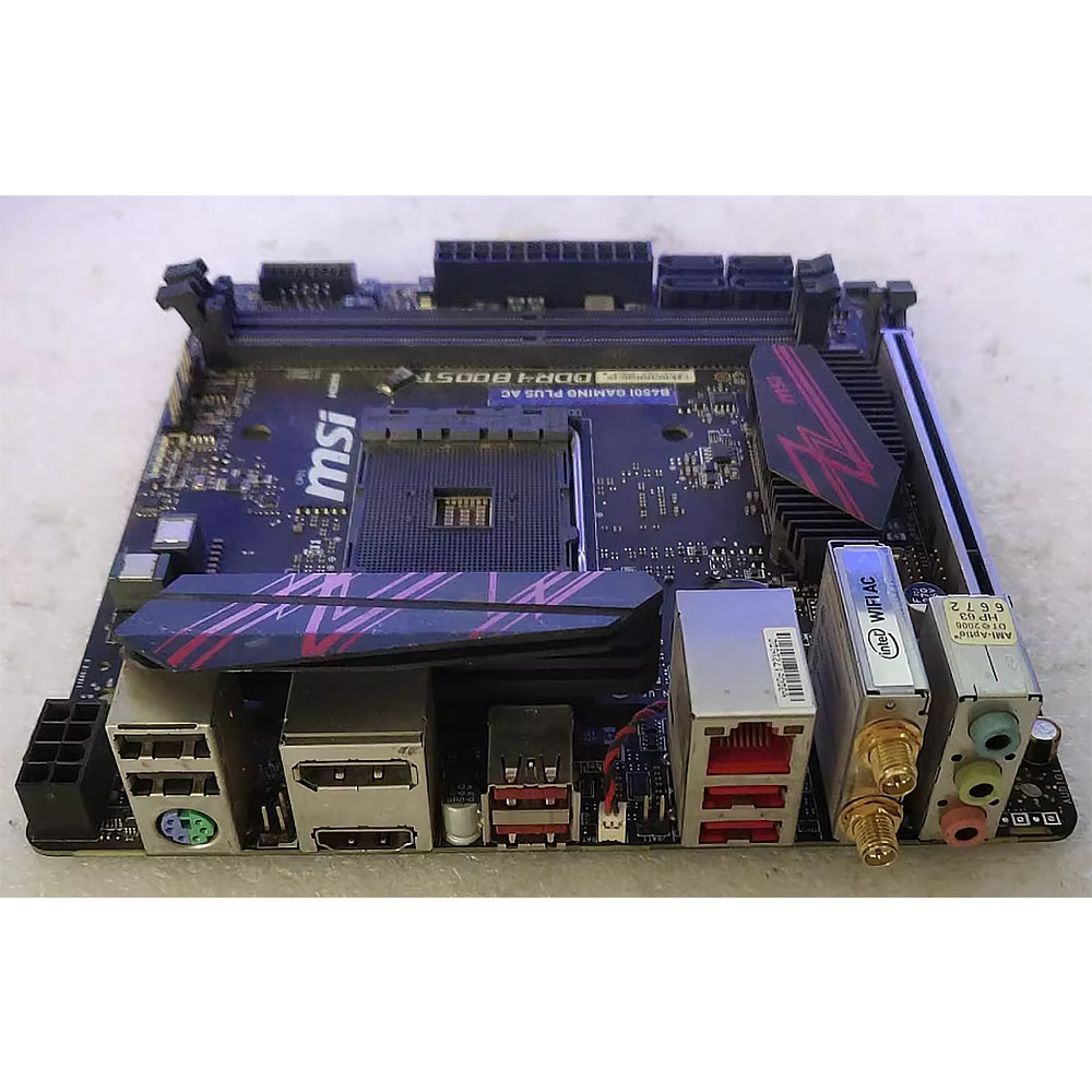 For MSI B450I GAMING PLUS AC Motherboard Socket AM4 PCI-E 3.0 DP+