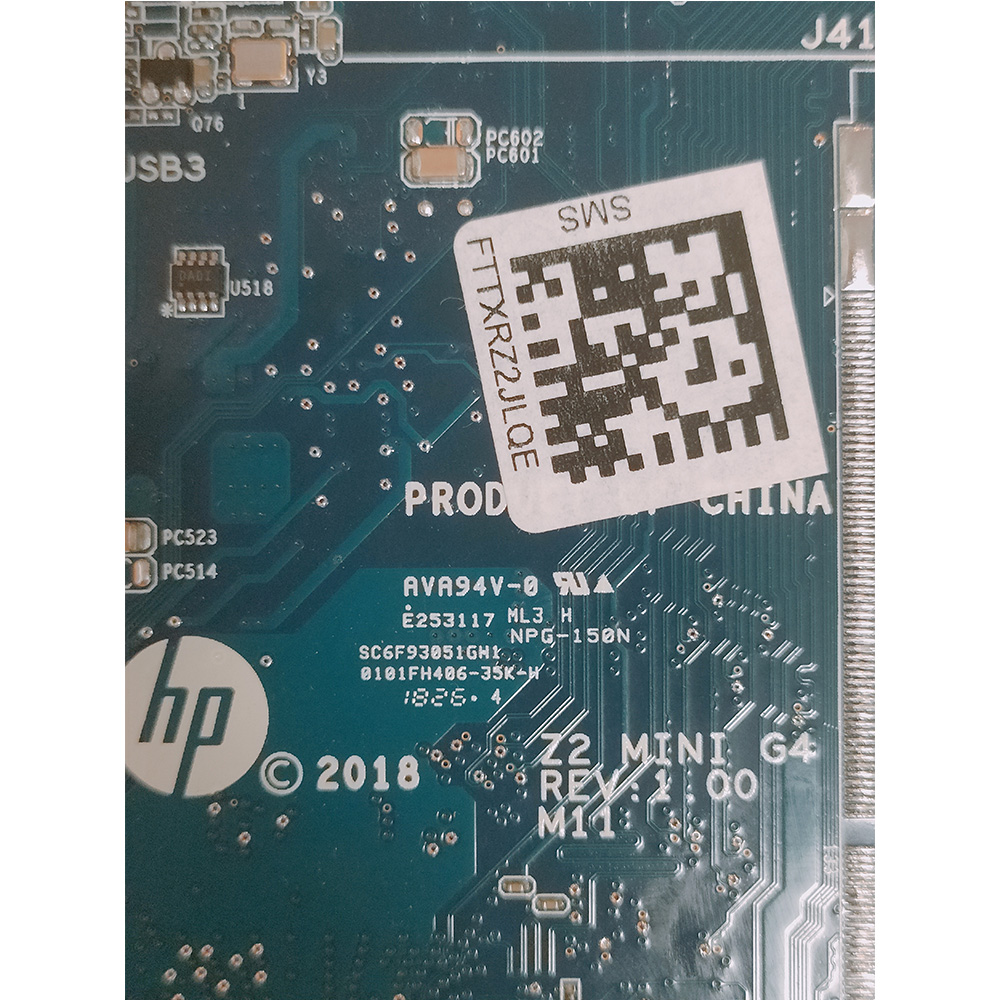 For HP Z2 G4 Mini Workstation Motherboard L13218-001 L13218