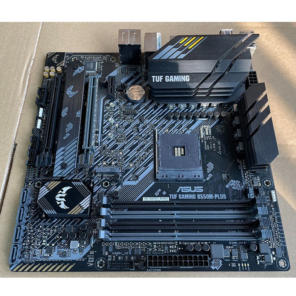 For ASUS TUF GAMING B550M-PLUS Motherboard Socket AM4 PCIe 4.0