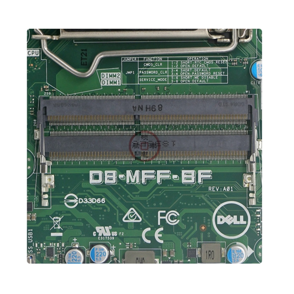For DELL OptiPlex 3050 Micro MFF Mini-ITX Motherboard D8-MFF-BF