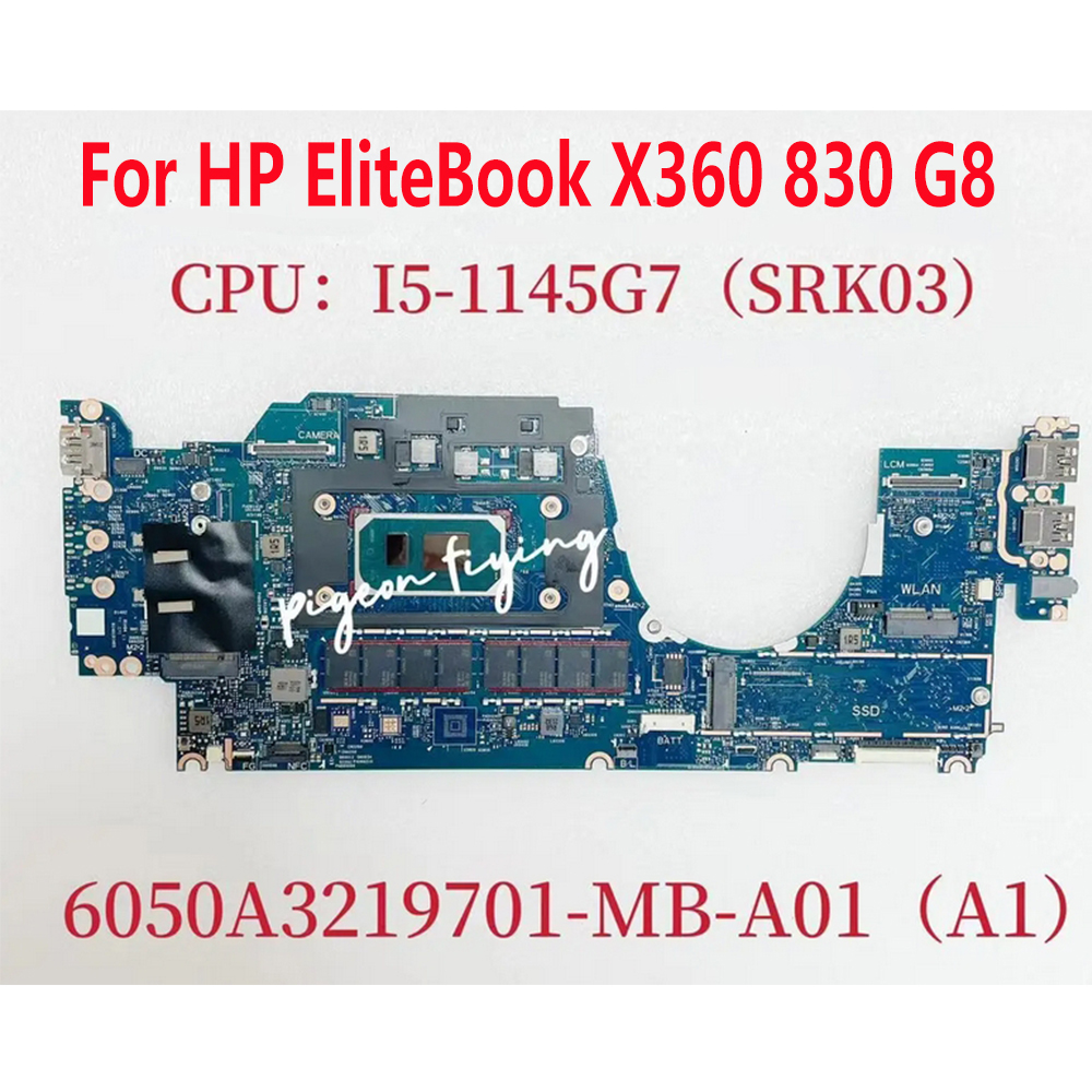 For HP EliteBook X360 830 G8 Laptop Motherboard I5-1145G7