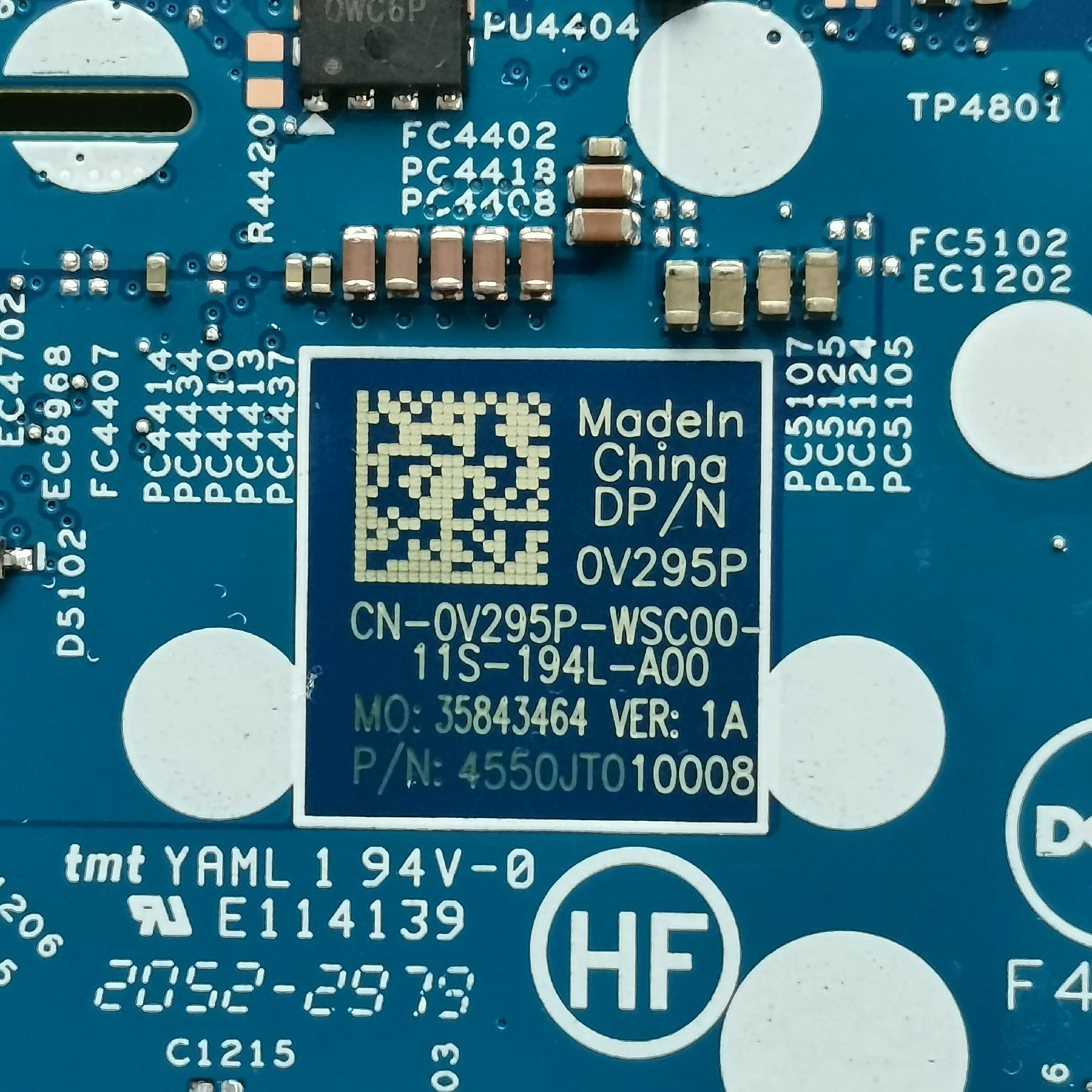 For Dell Latitude 5310 2IN1 i5-10310U Laptop Motherboard 19752-1