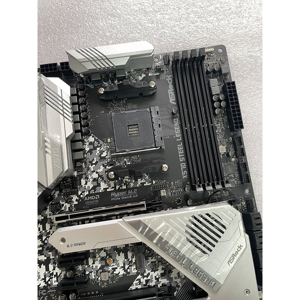 For ASRock X570 Steel Legend Motherboard Socket AM4 DDR4 ATX | eBay