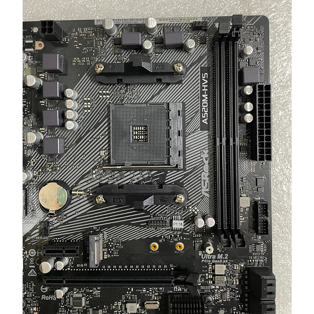 For ASRock A520M-HVS Motherboard Socket AM4 DDR4 VGA+Micro ATX | eBay