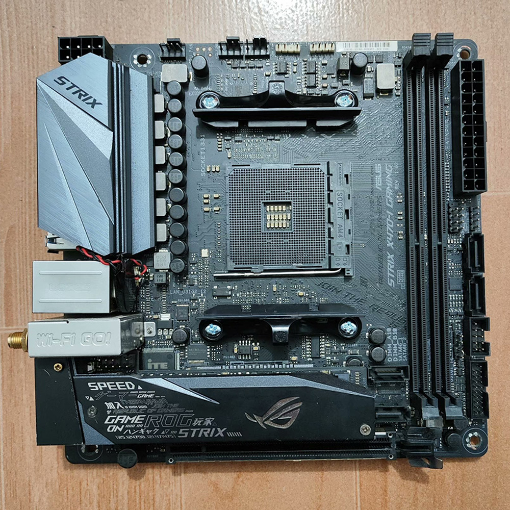 asus rog strix x470 i gaming For ASUS ROG STRIX X470-I GAMING Socket AM4 DDR4 Mini-ITX Desktop  Motherboard