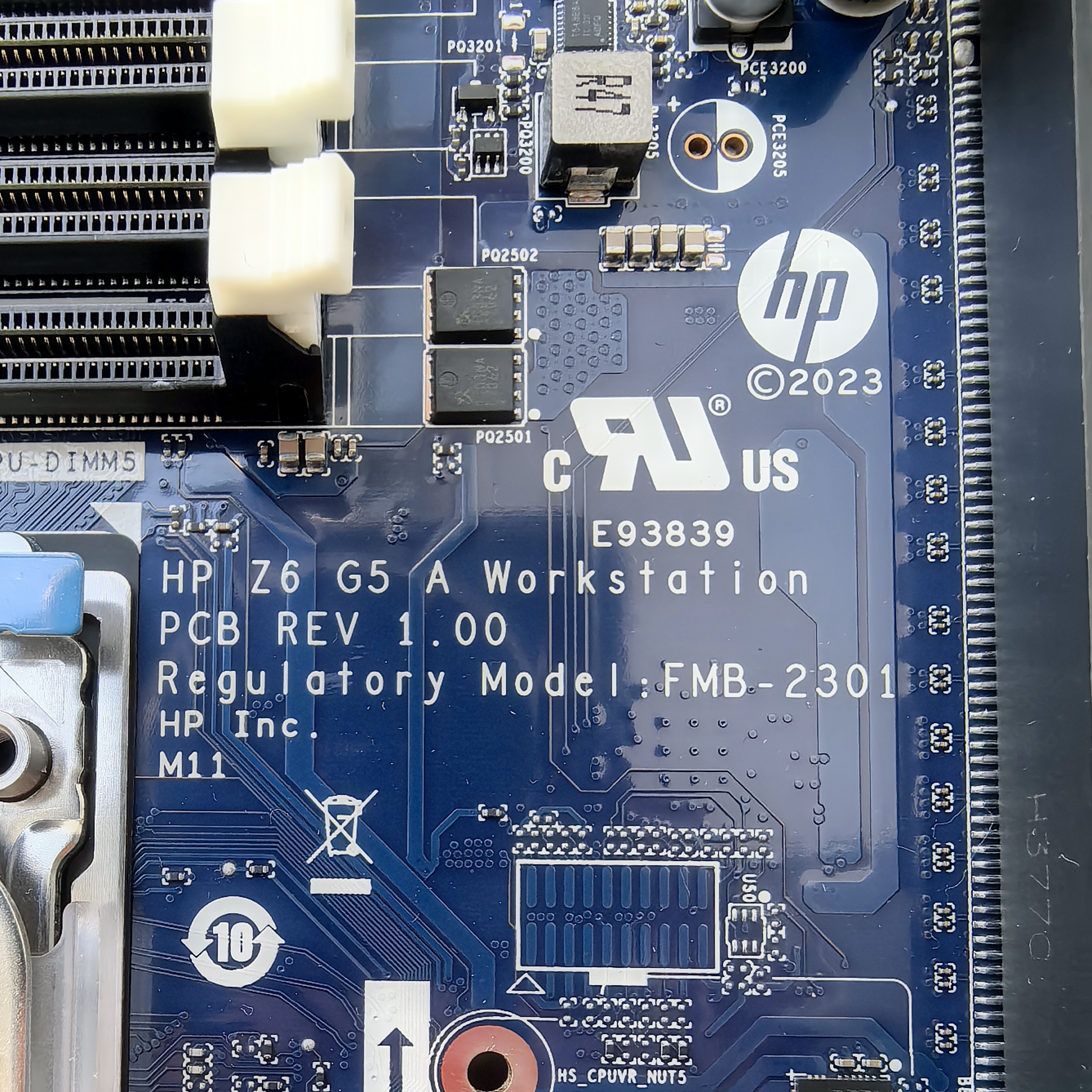 For HP Z6 G5 A Workstation Motherboard N23367-001 N23435-001