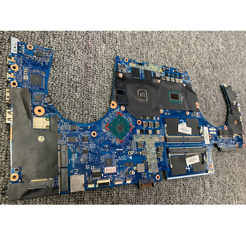 For HP ZBook 15 G5 i7-8750H P2000 4GB Laptop Motherboard