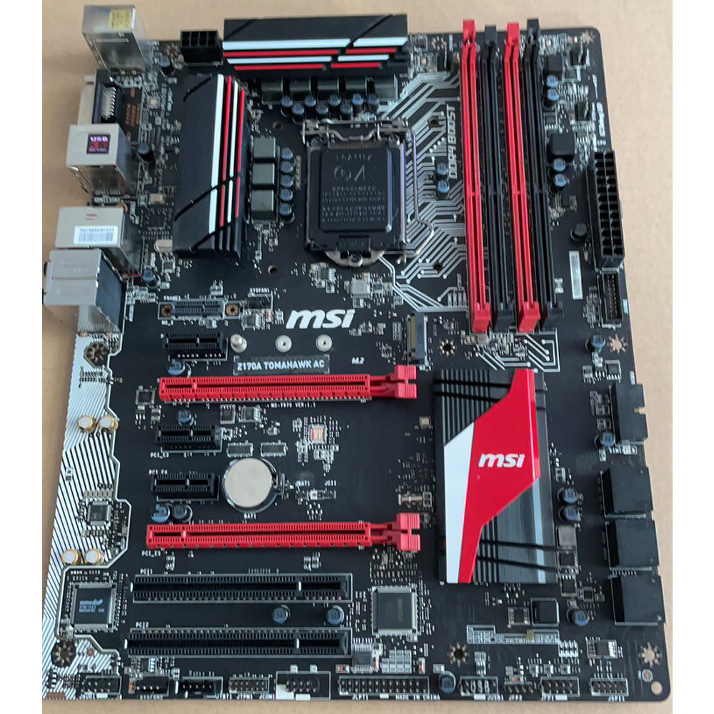 For MSI Z170A TOMAHAWK Motherboard LGA1151 DDR4 DVI+ ATX | eBay