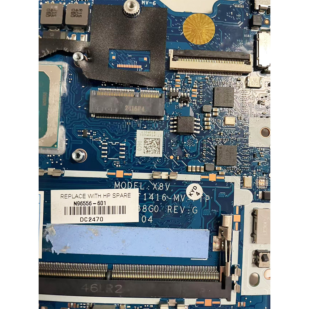 For HP EliteBook 660 G11 Intel Ultra 7 165U Motherboard