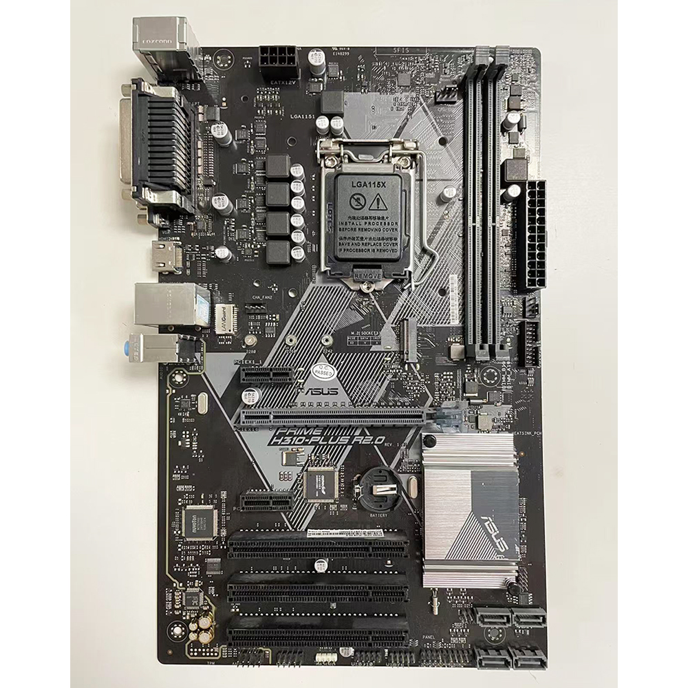 FOR ASUS Prime H310-Plus R2.0 Motherboard Supports DDR4 +VGA 100
