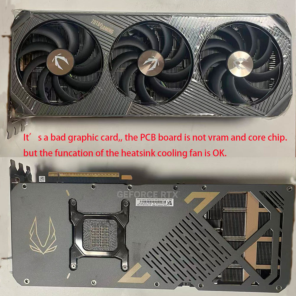 For Zotac RTX5090 SOLID Series Heatsink Cooling Fan or a bad PCB