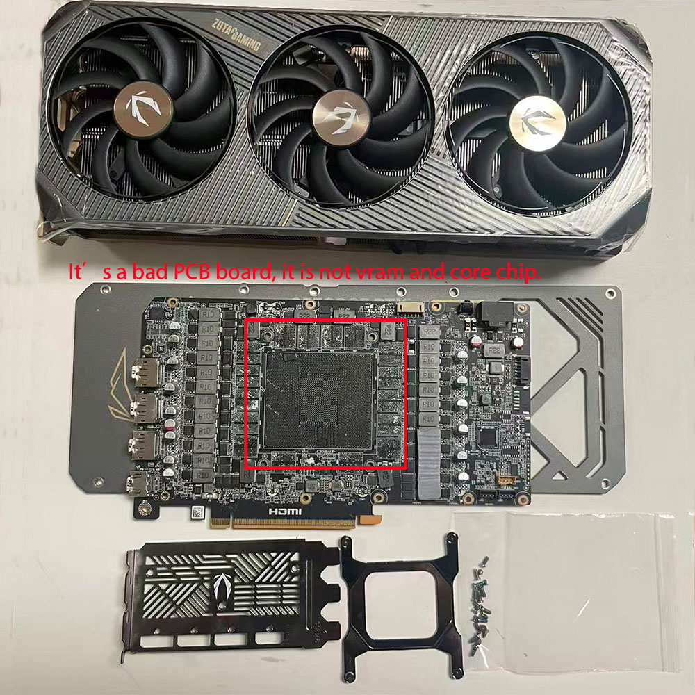 For Zotac RTX5090 SOLID Series Heatsink Cooling Fan or a bad PCB