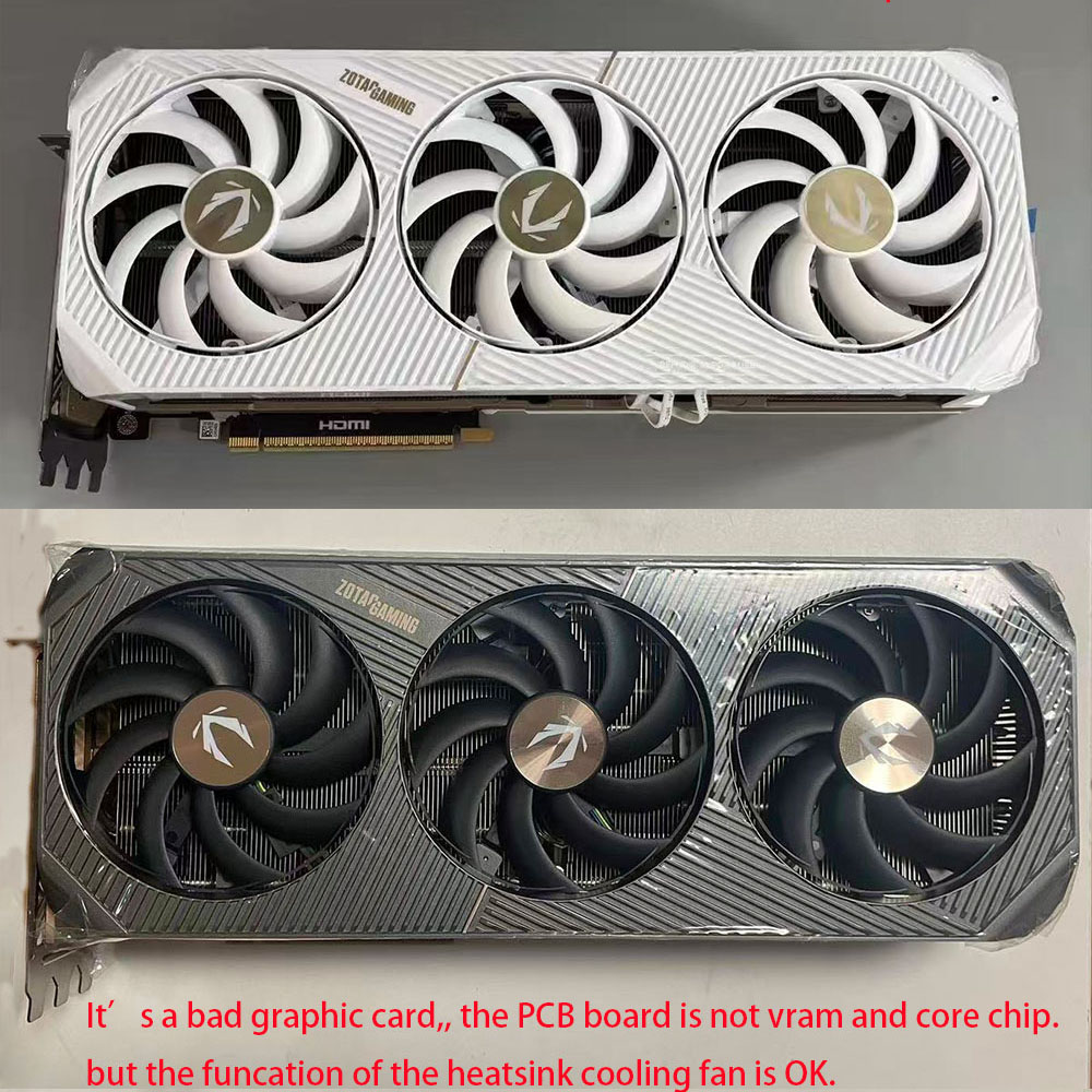 zotac 5090 ヒートシンク　ファン　など For Zotac RTX5090 SOLID Series Heatsink Cooling Fan or a bad PCB