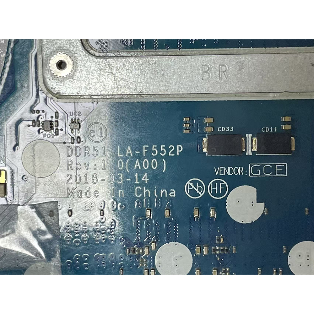 For Dell Alienware 17 R5 i9-8950HK GTX1080 8G Motherboard LA-F552P