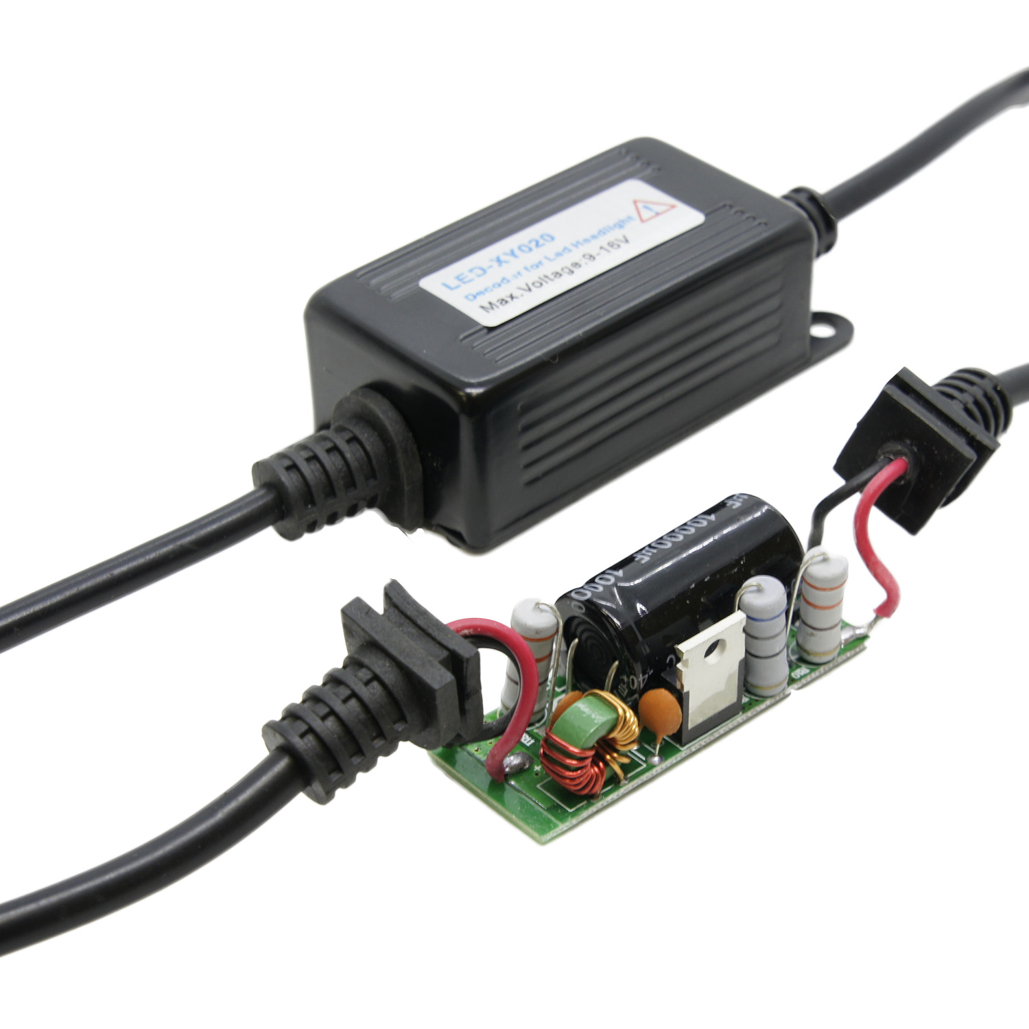 SoCal-LED 2X A10 H7 EMC Headlight Kit CANBUS HID LED Decoder Anti-Flicker  Error Canceller Relay Resistor Adapter