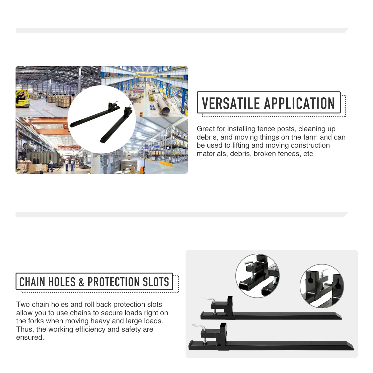 Купить Вилы Preenex Clamp on Pallet Forklift Tractor Attachment 43 4000lb Backhoe For Bucket