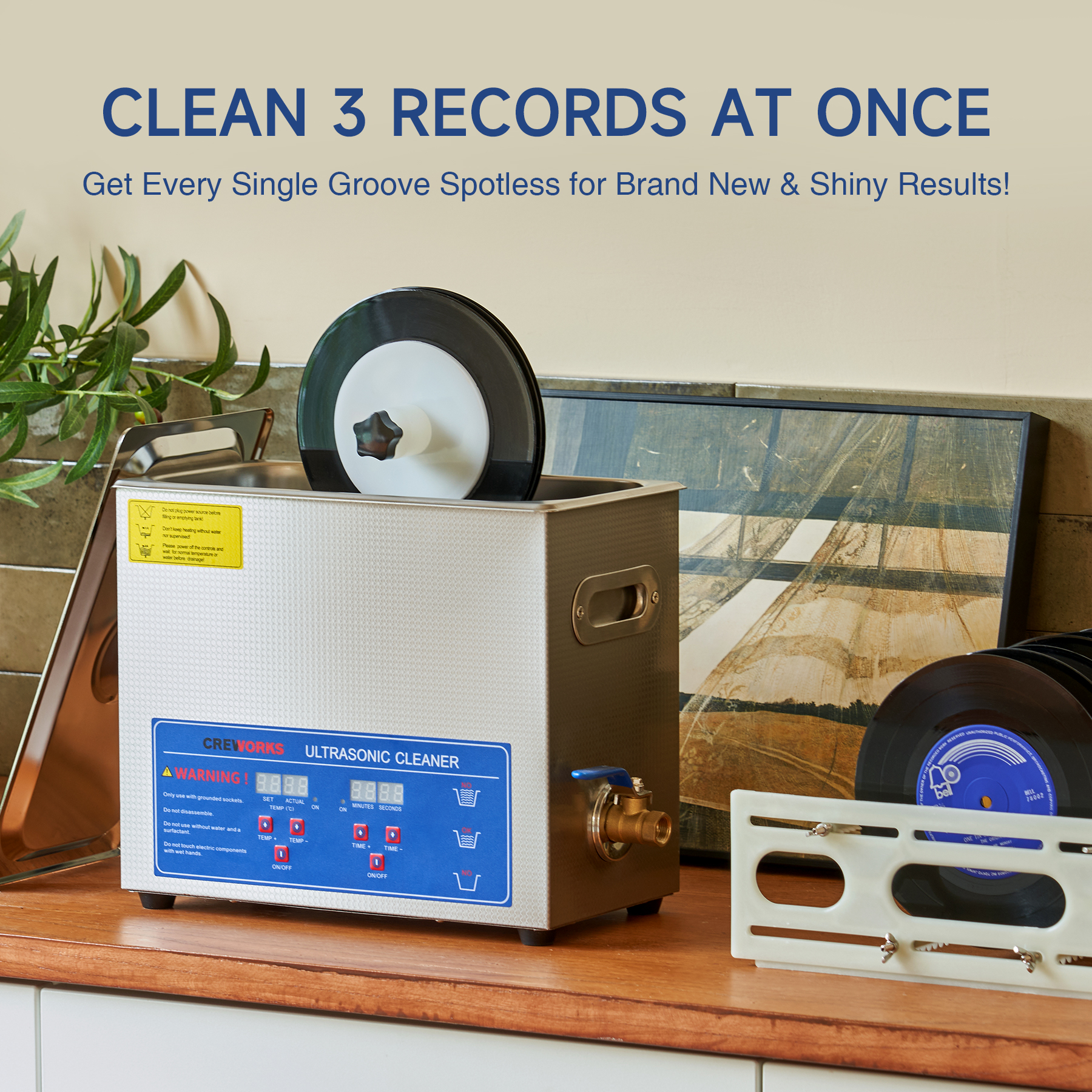 Use an Ultrasonic Record Cleaner to Restore Old Vinyl - iUltrasonic  Ultrasonic Cleaners