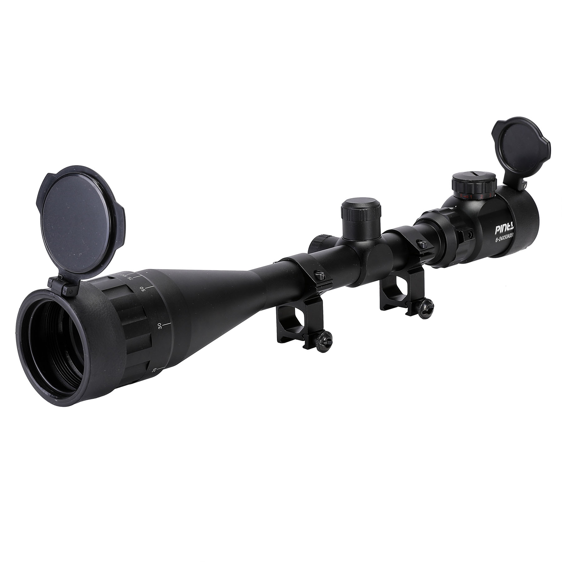 Pinty 6-24X50 Rifle Scope Adjustable Objectives Illuminated